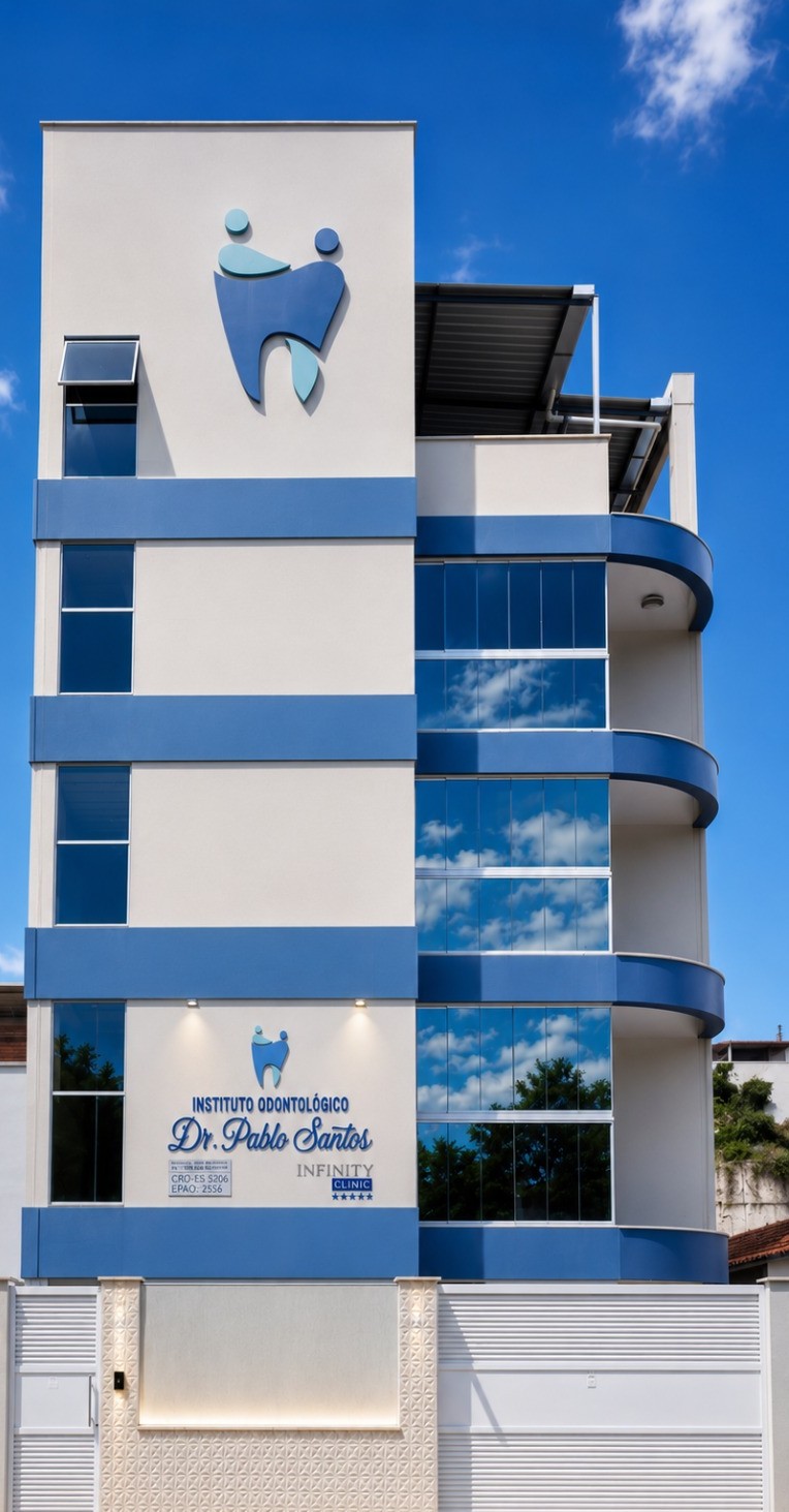 Fachada do Instituto — Instituto Odontológico Dr. Pablo Santos em Cachoeiro de Itapemirim
