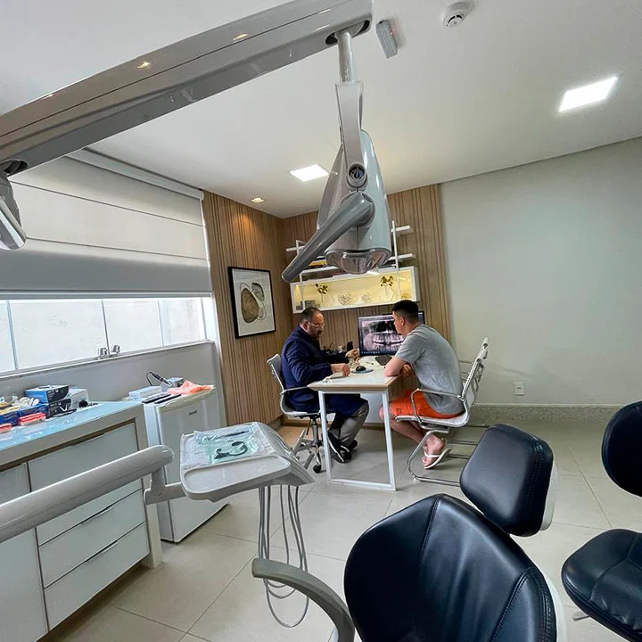 Sala de atendimento — Instituto Odontológico Dr. Pablo Santos em Cachoeiro de Itapemirim